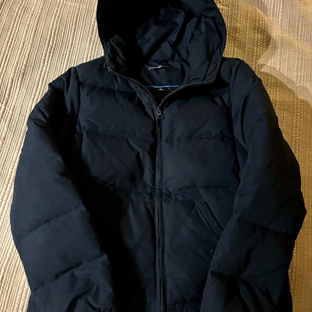 Men's Black Hooded Jacket